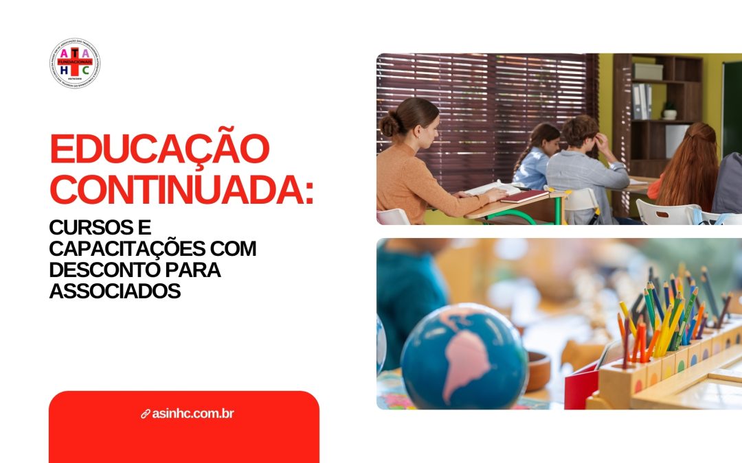 Educação continuada: cursos e capacitações com desconto para associados