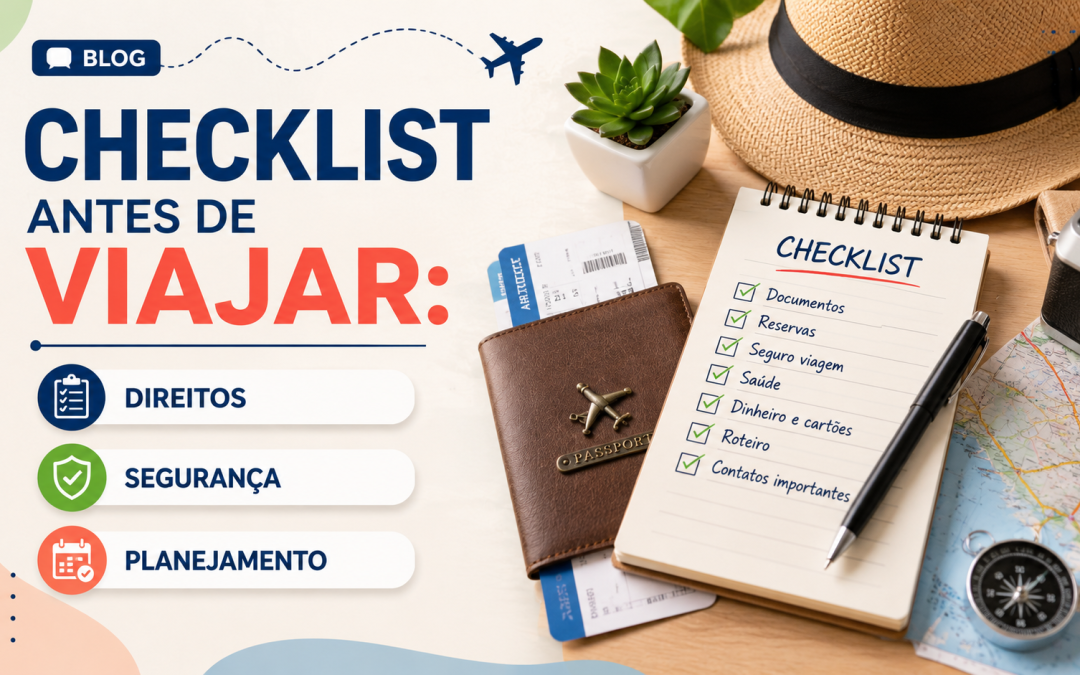 Checklist antes de viajar: direitos, segurança e planejamento